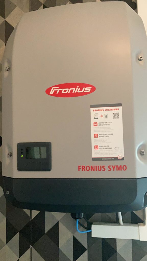 Fronius inverter for our 3.3kw system